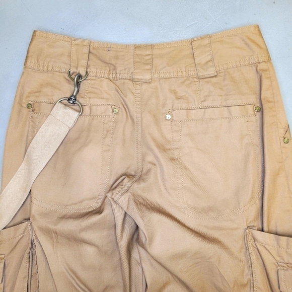 [NWOT] PATRICK ROBINSON X TARGET WIDE LEG CARGO PANTS with DETACHABLE STRAP Sz S - Picture 9 of 15